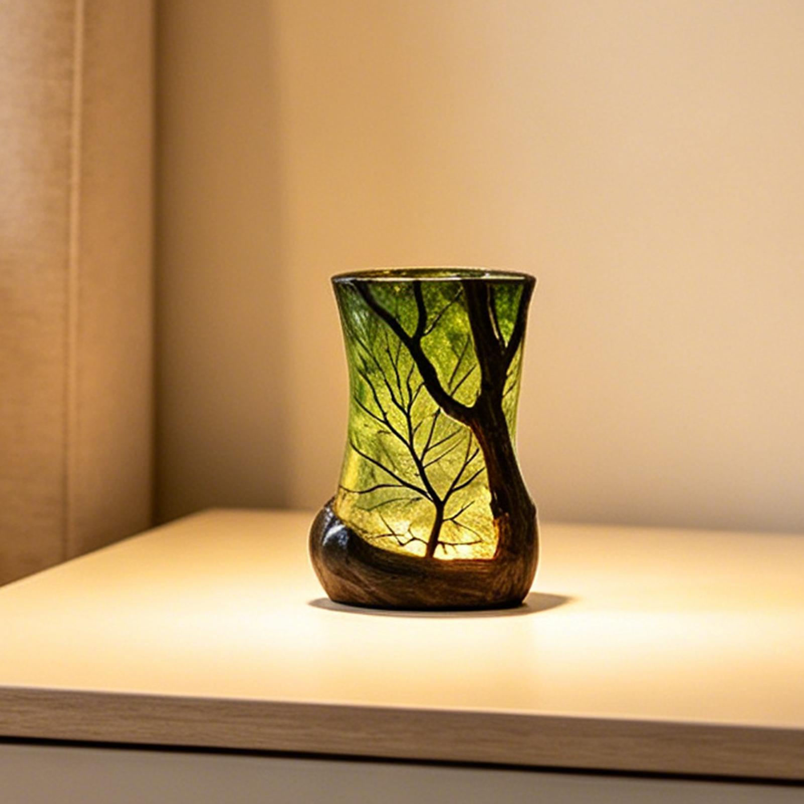 Lighting Table Decor - Lampka nocna na stolik, lampka leśna,