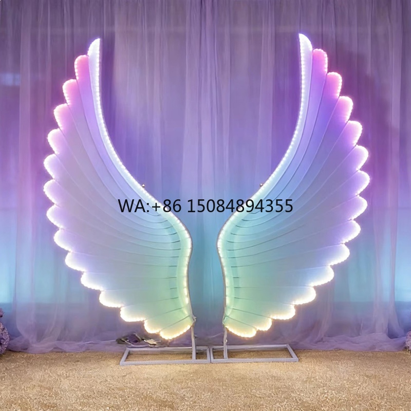 Lighting Decoration For Wedding - Świecące Skrzydła Anioła, Kolorowe Skrzydła LED,