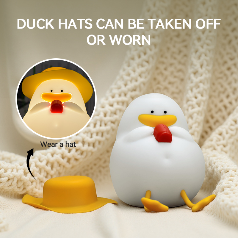 Lighting Table Decor - Lampka Nocna Happy Duck, Dotykowa Lampka