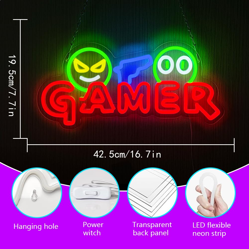 Neonowy Znak LED dla Graczy, K – Lighting Decoration For Wedding recenzja i cena