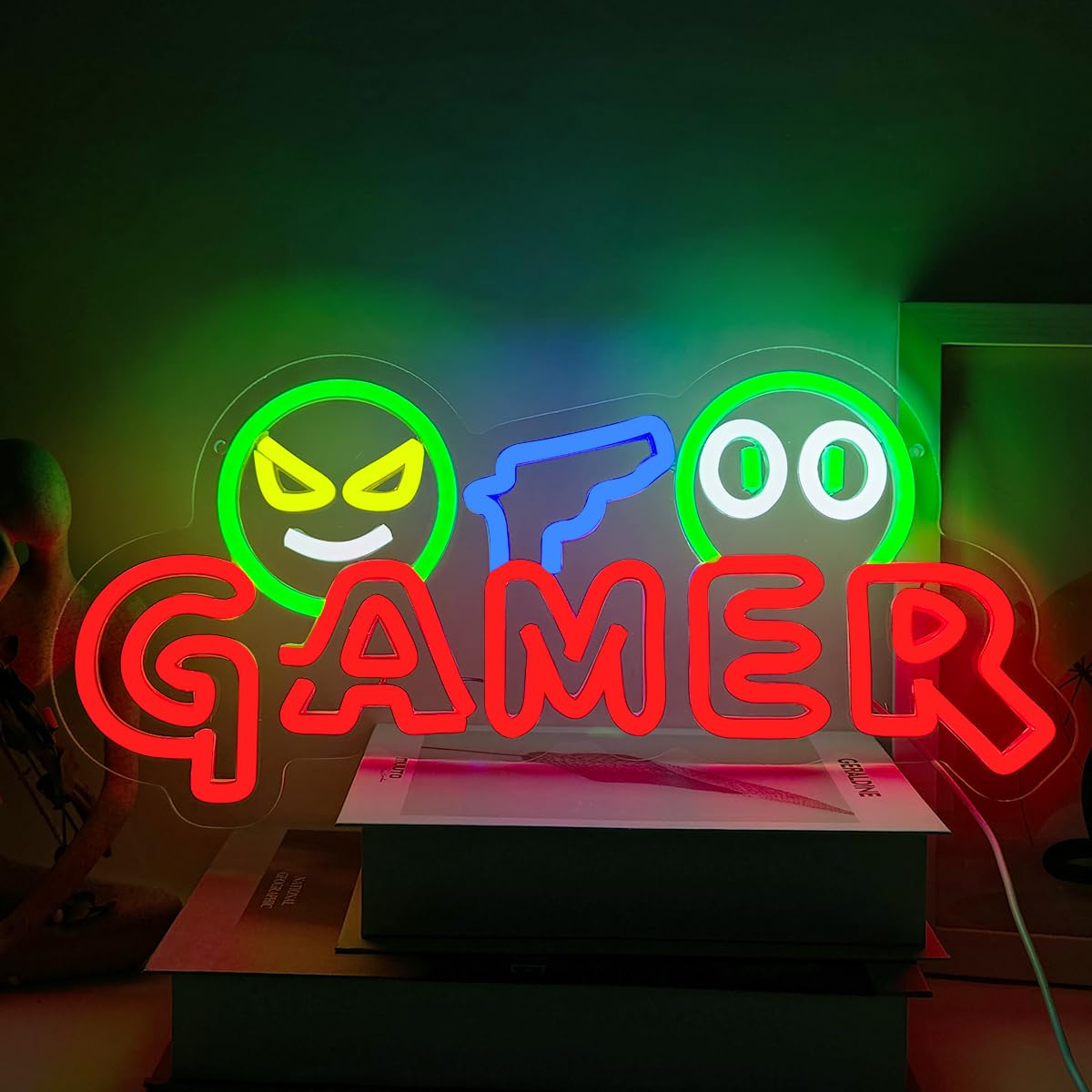 Neonowy Znak LED dla Graczy, K – Lighting Decoration For Wedding recenzja i cena