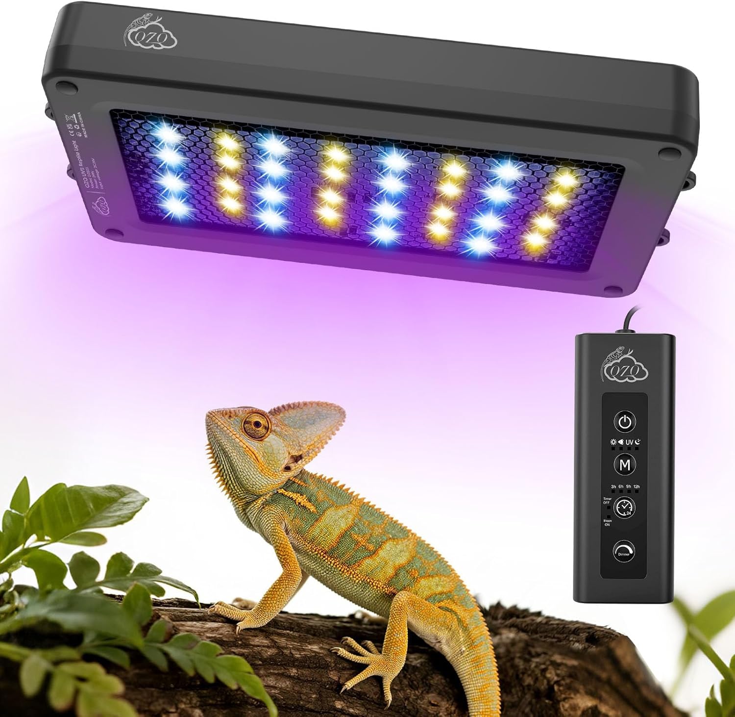 Lampa LED UVA UVB 24W dla gadó – Gecko Lighting & Decor recenzja i cena