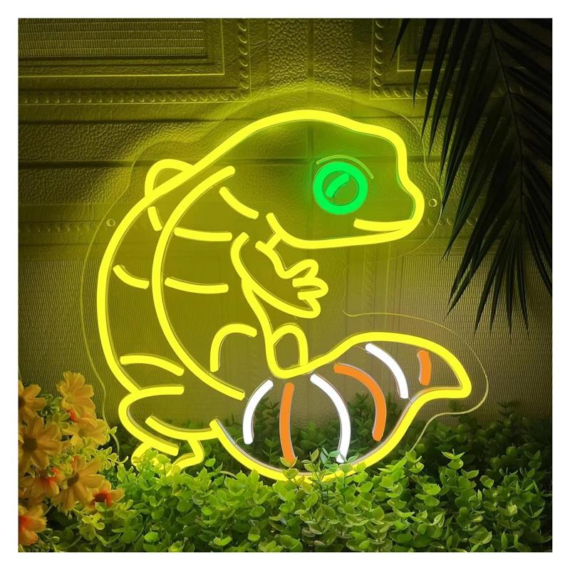 Neonowy znak w kształcie gekon – Gecko Lighting & Decor recenzja i cena