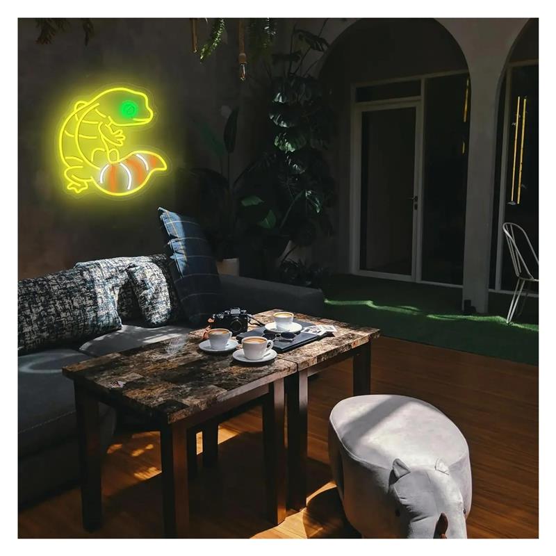 Neonowy znak w kształcie gekon – Gecko Lighting & Decor recenzja i cena