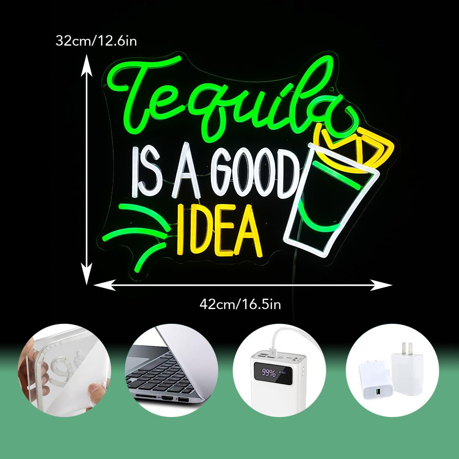 Tequila To Dobry Pomysł Neonow – Lighting Home Decor Ideas recenzja i cena