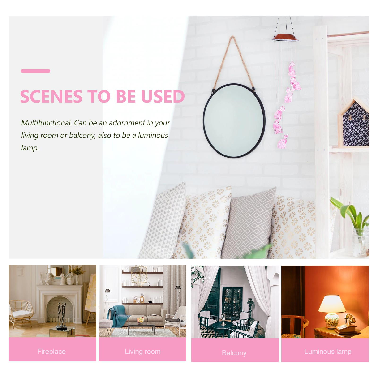 1 szt. Stylowa lampka-windchil – Lighting Home Decor Ideas recenzja i cena