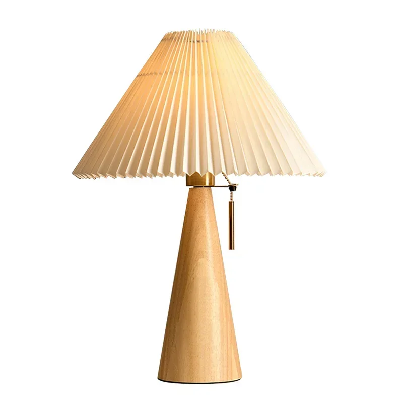 Retro Plisowana Lampa Stołowa  – Lighting Table Decor recenzja i cena